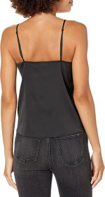 The Drop Women's Standard Natalie V-Neck Lace-Trimmed Camisole Tank Top - Image 2